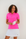 Short Sleeve Golf Polo Shirt Hot Pink